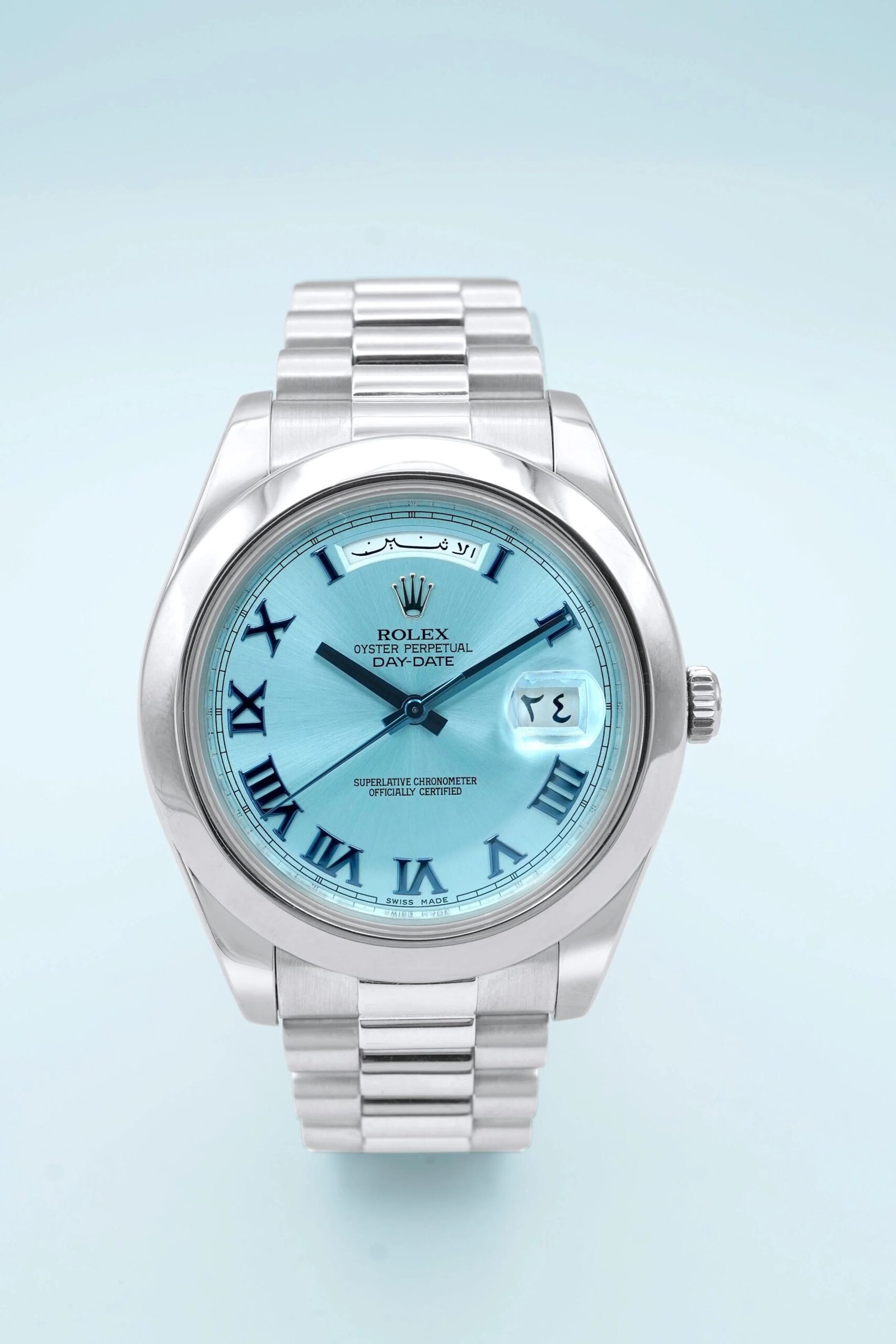 Rolex Day-Date II 41 mm / Ice Blue Roman – President – Bild 4
