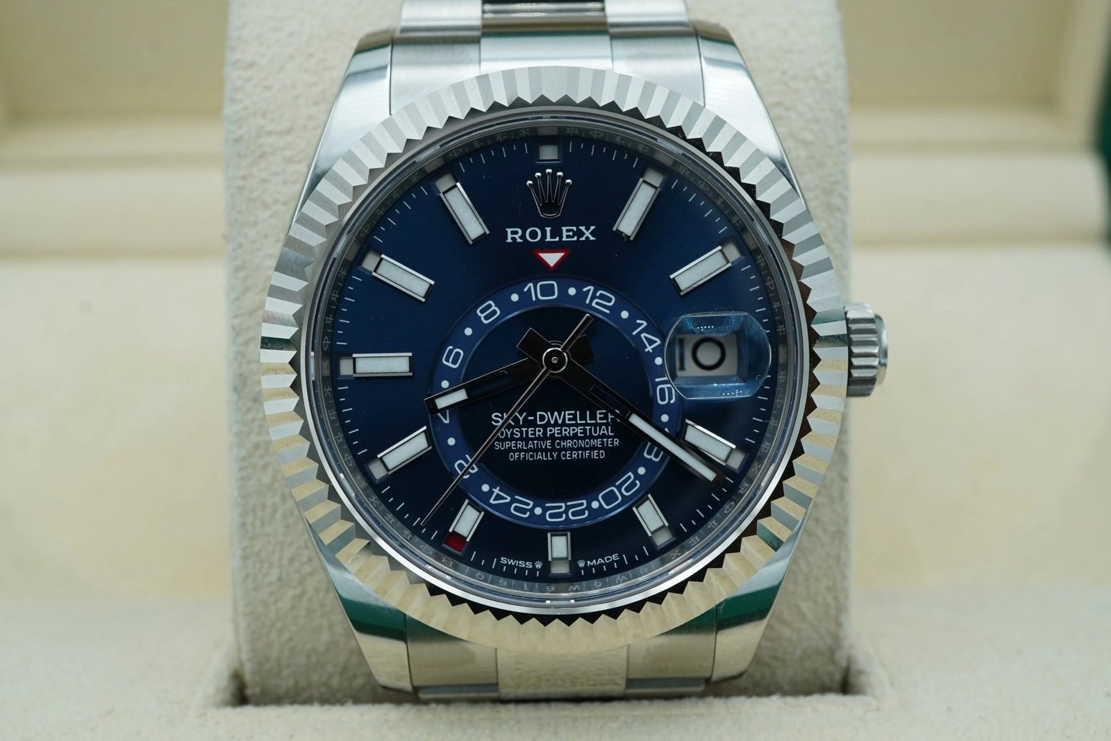 Rolex Sky-Dweller 42 mm / White Gold Blue Dial – Bild 7