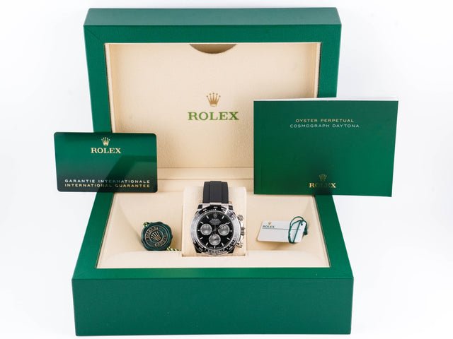 Rolex 40 mm Daytona 18 k "Black" / Oysterflex – Bild 5