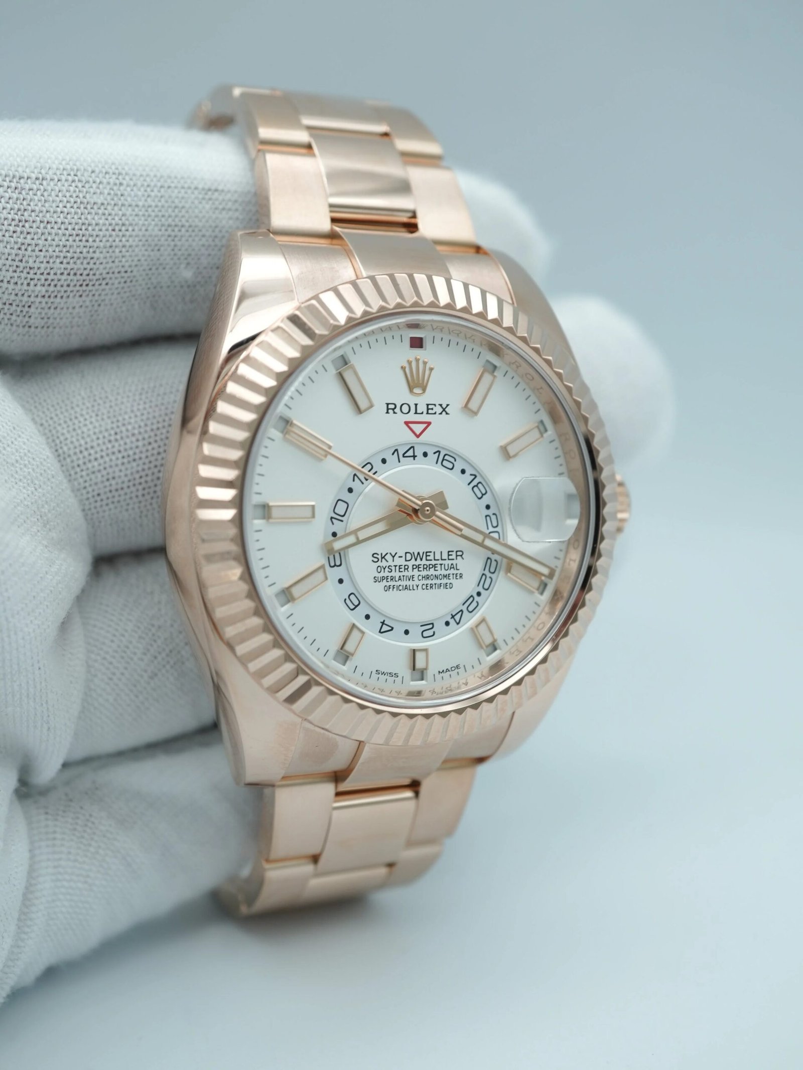 Rolex Sky-Dweller 42 mm / Rose Gold White Dial – Bild 3