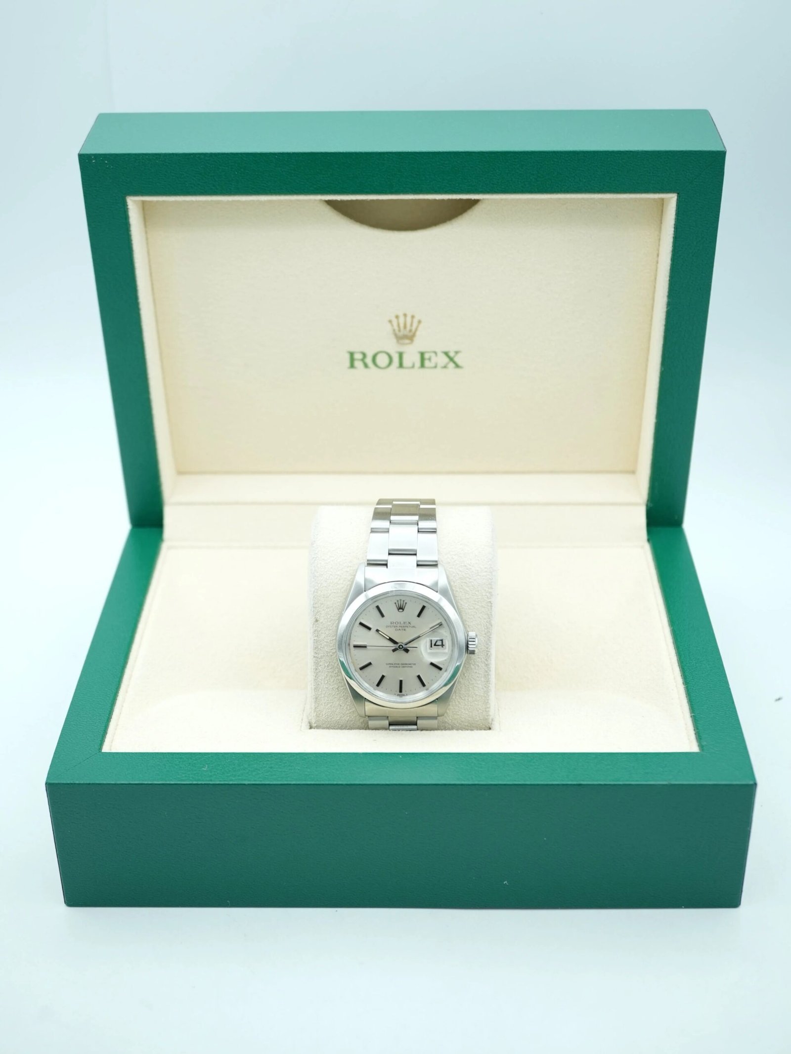 Rolex Oyster Perpetual Date 34 mm / Silver – Oyster – Bild 12
