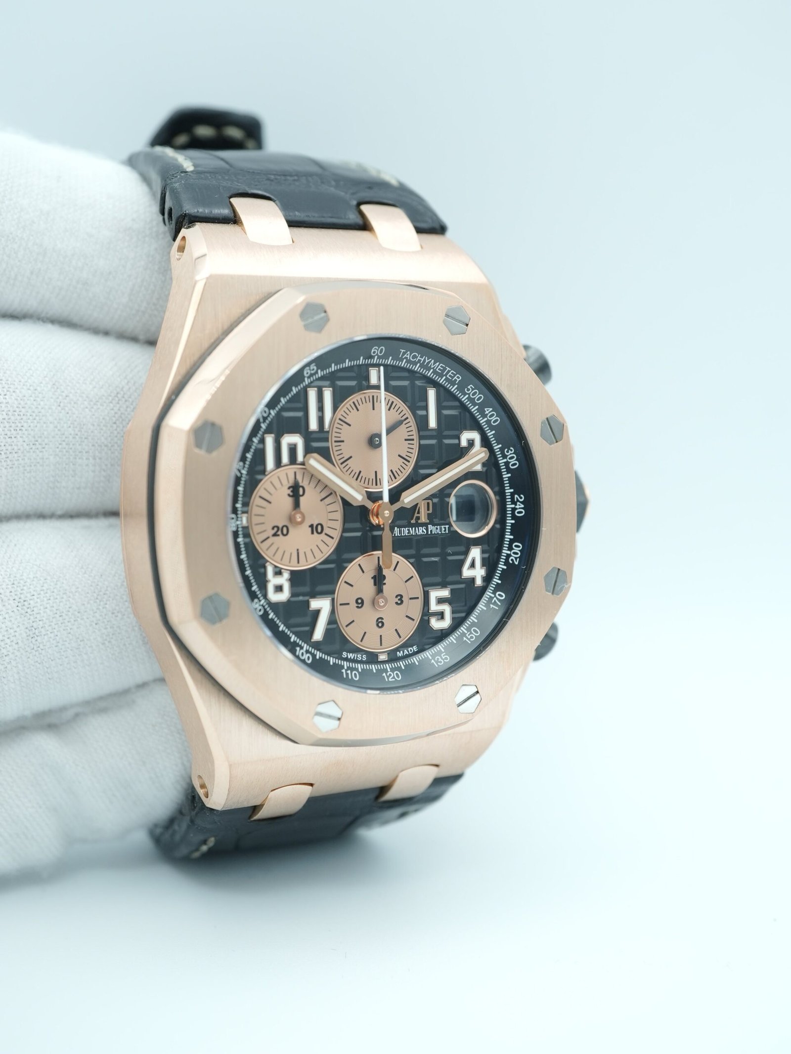 Audemars Piguet Royal Oak Offshore 42 mm / Rose Gold Black Arabic – Bild 4