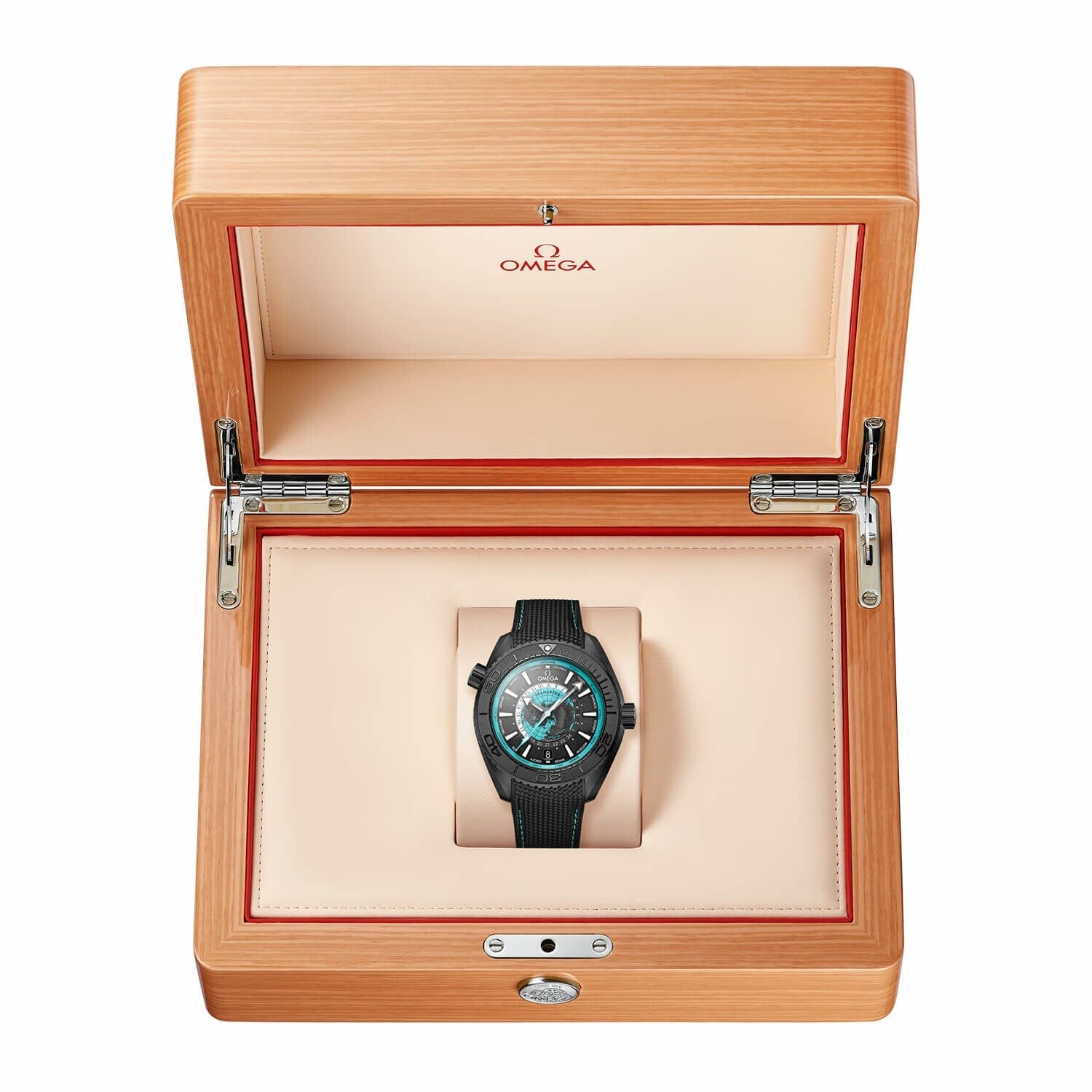 OMEGA Seamaster Planet Ocean 45,5 mm / GMT Worldtimer – Bracelet – Bild 5