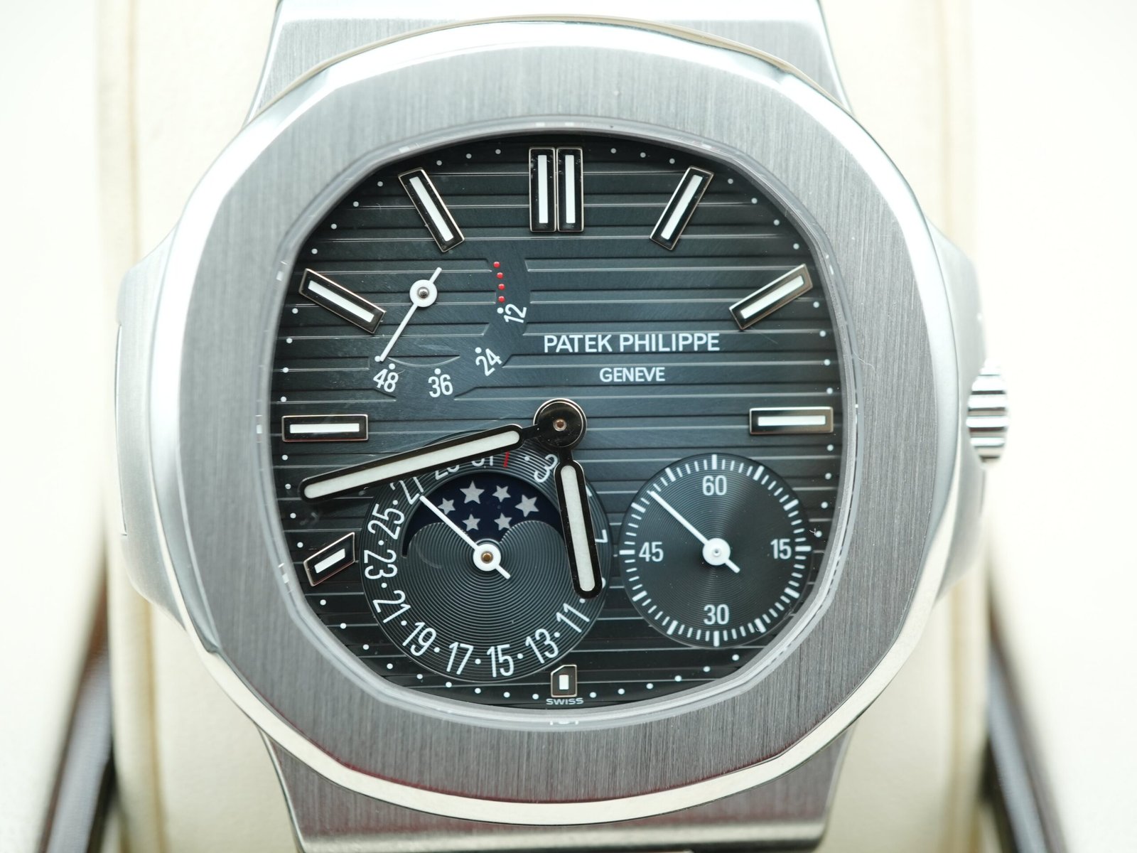 Patek Philippe 40 mm Nautilus / Bleu – Bild 3