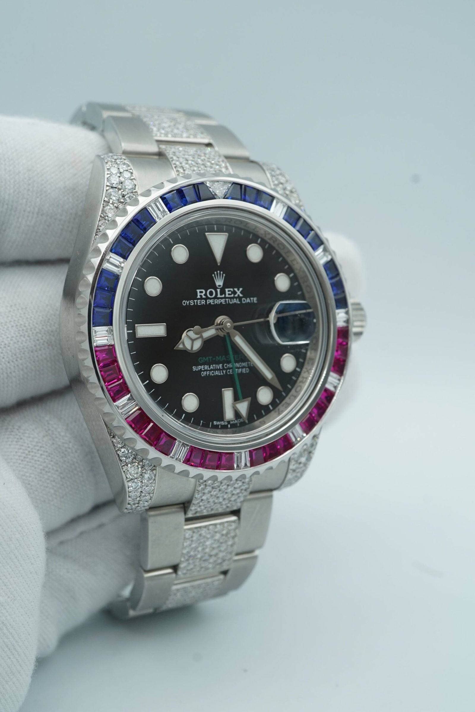 Rolex 40 mm GMT-Master II / Custom Diamond Set Black – Bild 2