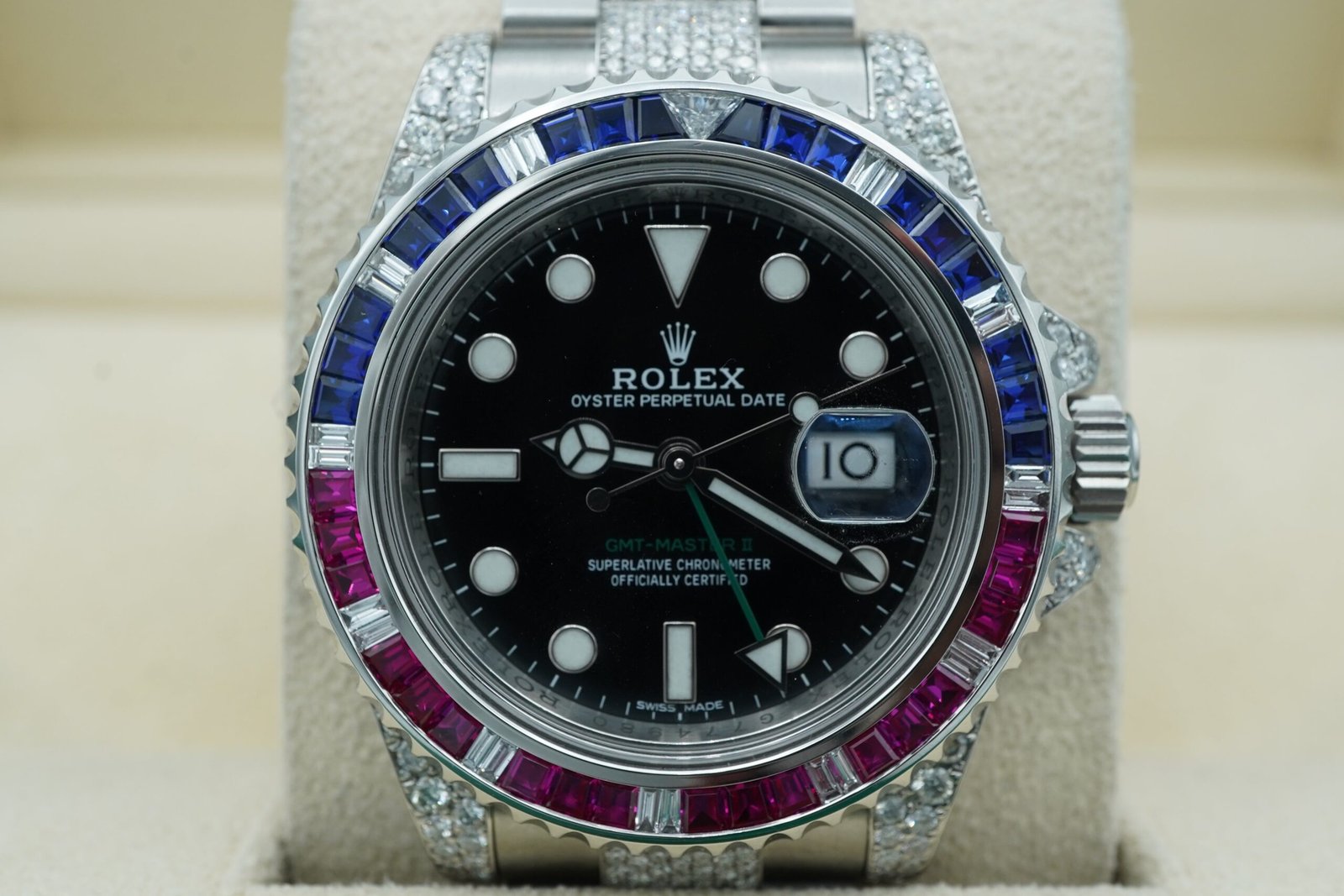 Rolex 40 mm GMT-Master II / Custom Diamond Set Black – Bild 3