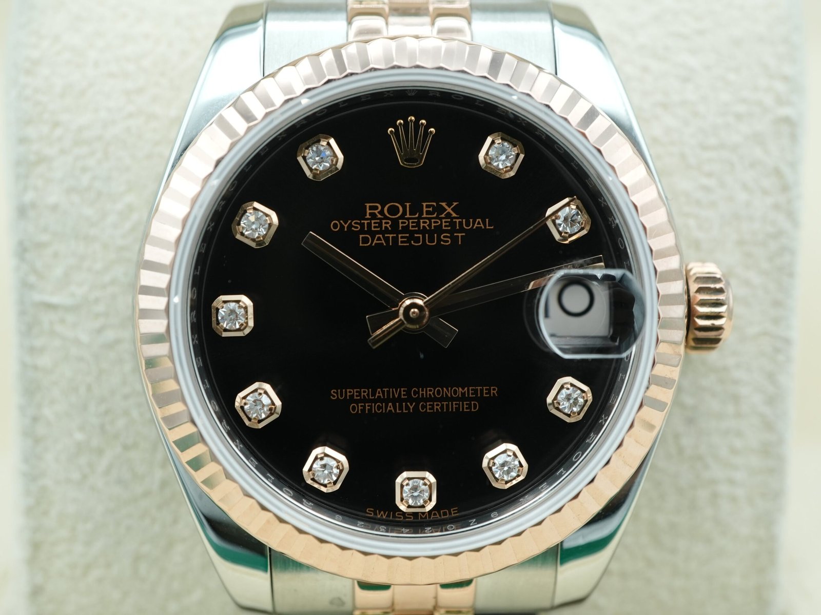 Rolex Datejust 31 mm / Black Diamond – Jubilee – Bild 3