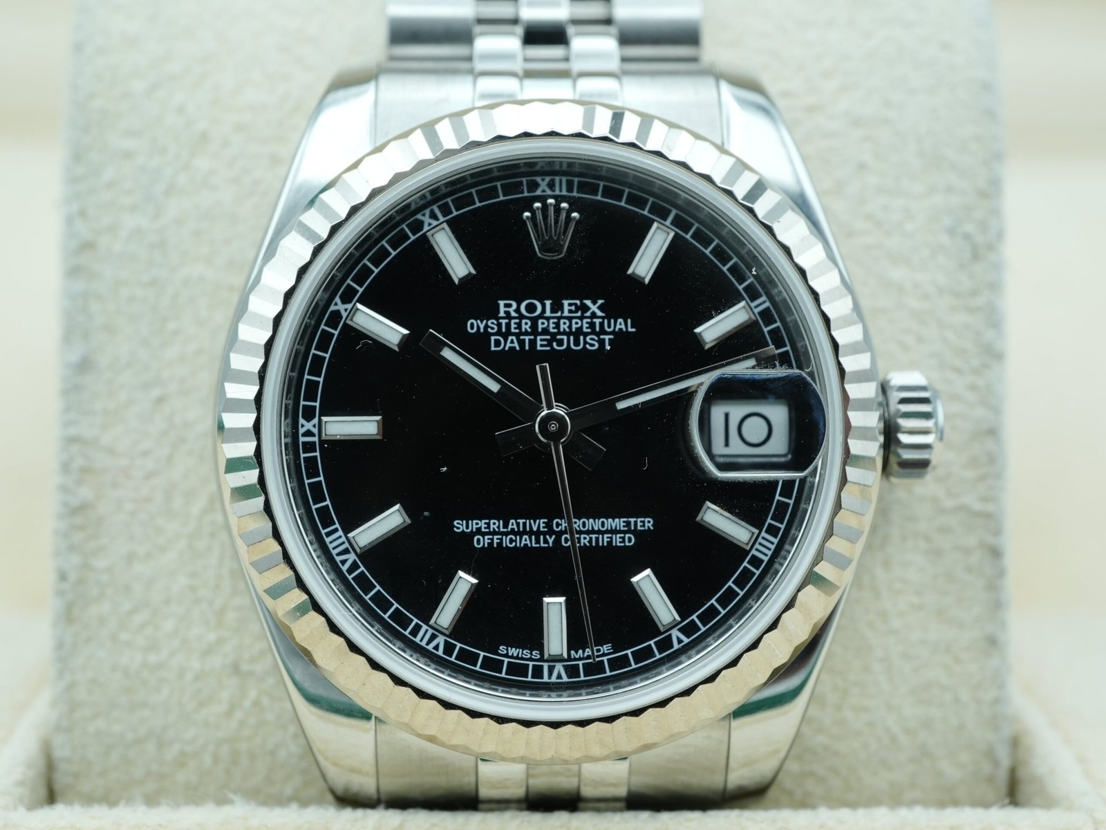 Rolex Datejust 31 mm / Black – Jubilee – Bild 3