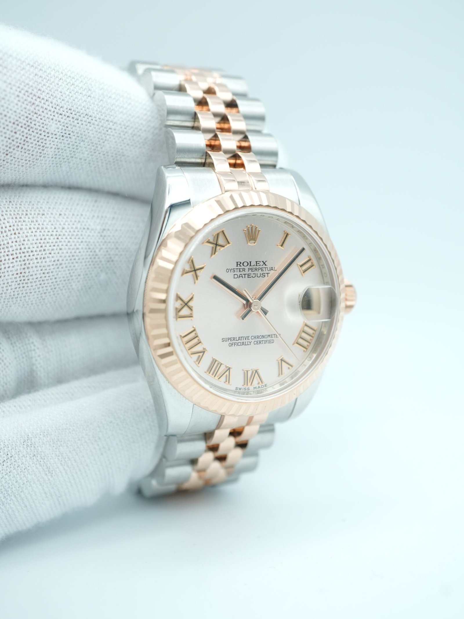 Rolex Datejust 31 mm / Rose Roman – Jubilee – Bild 4