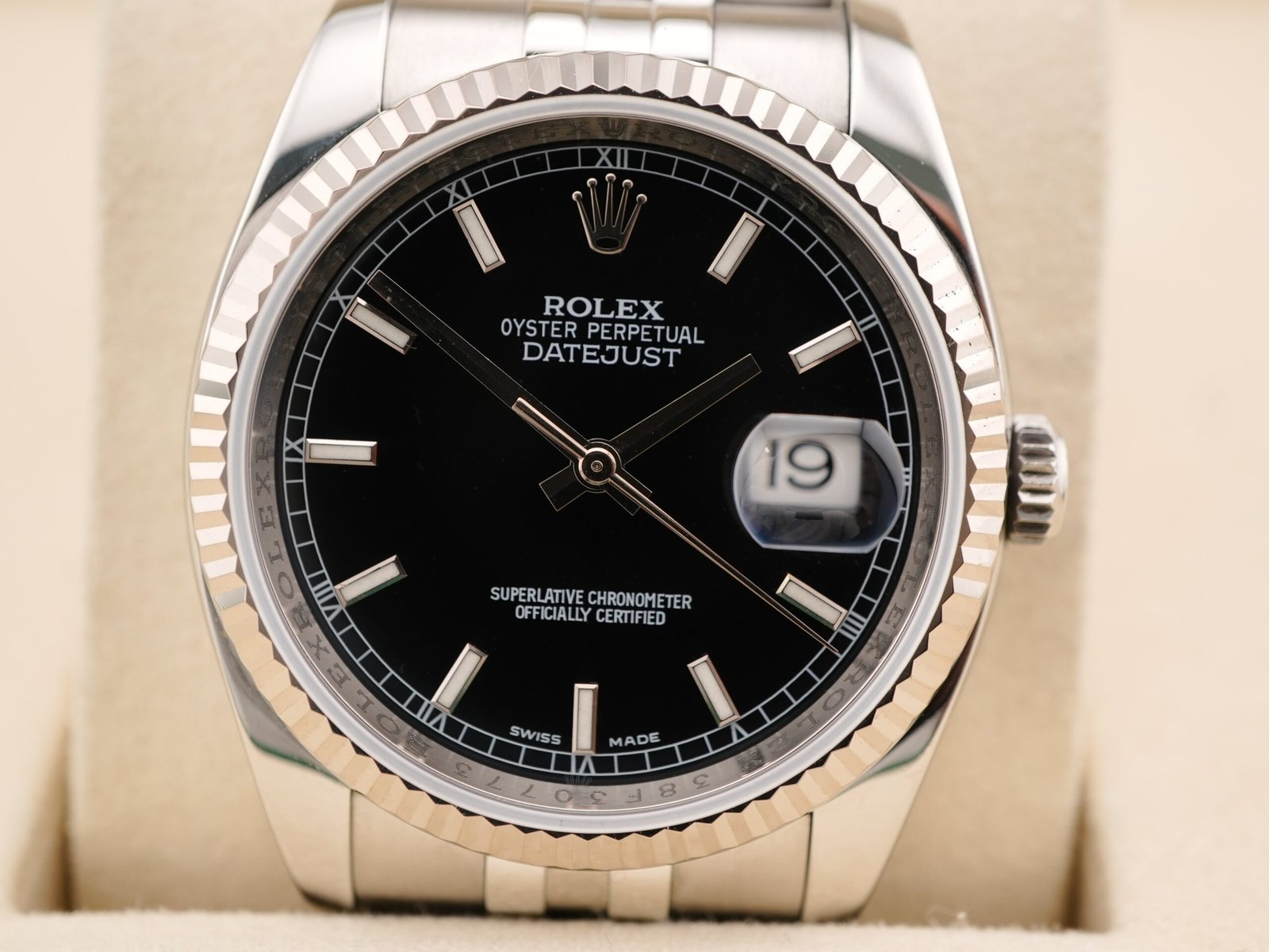 Rolex Datejust 36 mm / Black – Jubilee – Bild 3