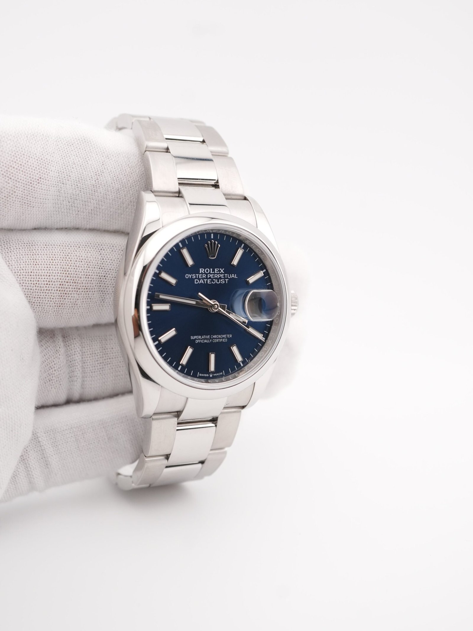 Rolex Datejust 36 mm / Blue – Oyster – Bild 4