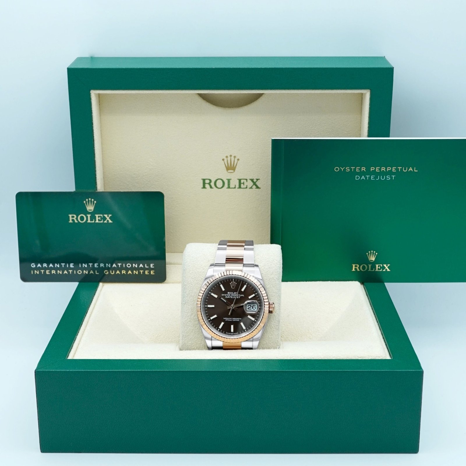 Rolex Datejust 36 mm / Brown – Oyster – Bild 2