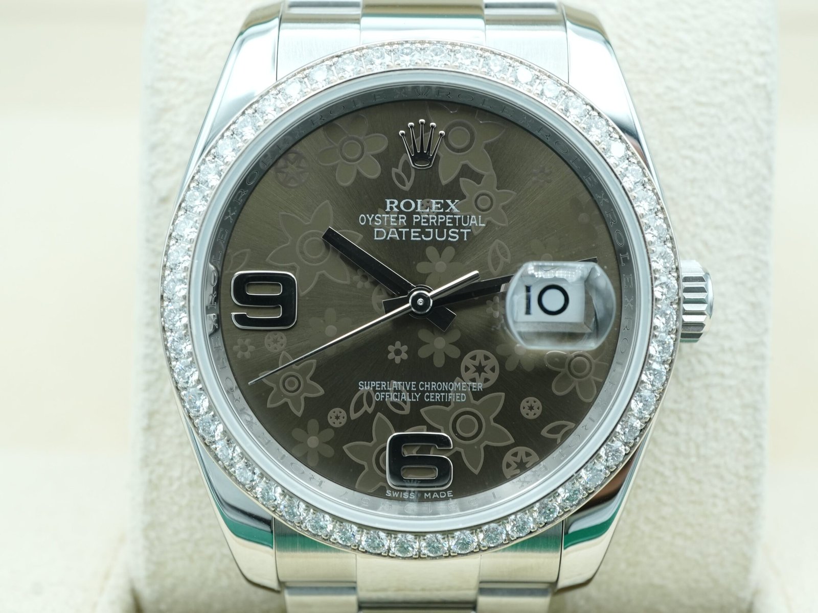 Rolex Datejust 36 mm / Floral Diamond – Oyster – Bild 3