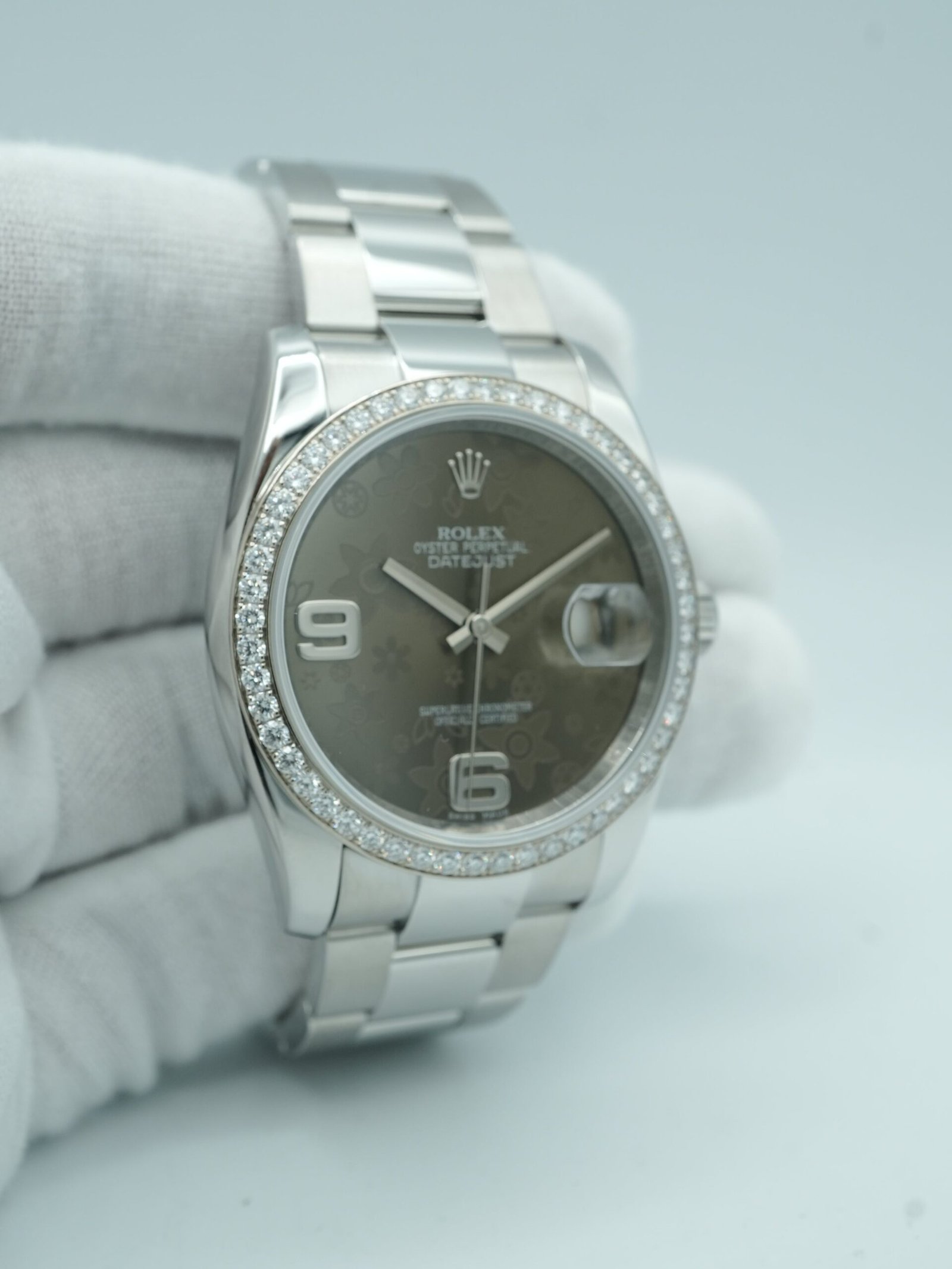 Rolex Datejust 36 mm / Floral Diamond – Oyster – Bild 4