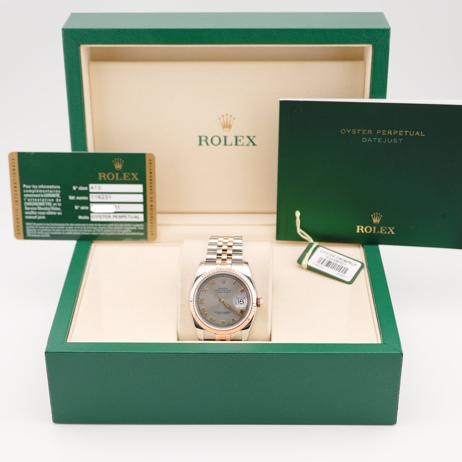 Rolex Datejust 36 mm / Silver Roman – Jubilee – Bild 2