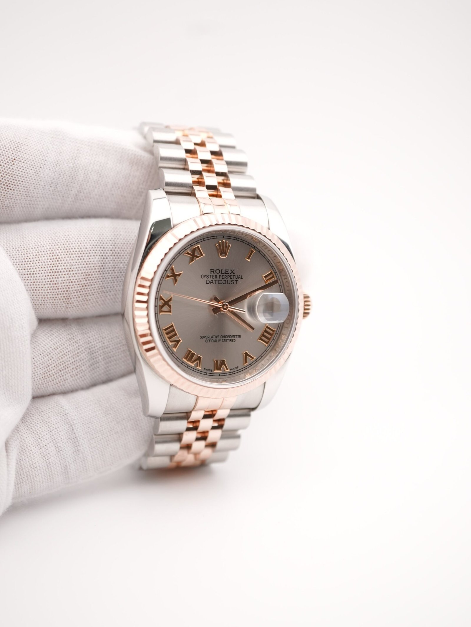 Rolex Datejust 36 mm / Silver Roman – Jubilee – Bild 4