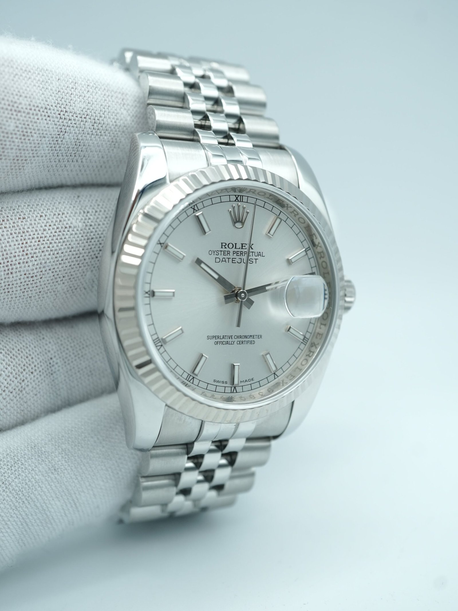 Rolex Datejust 36 mm / Silver – Jubilee – Bild 5