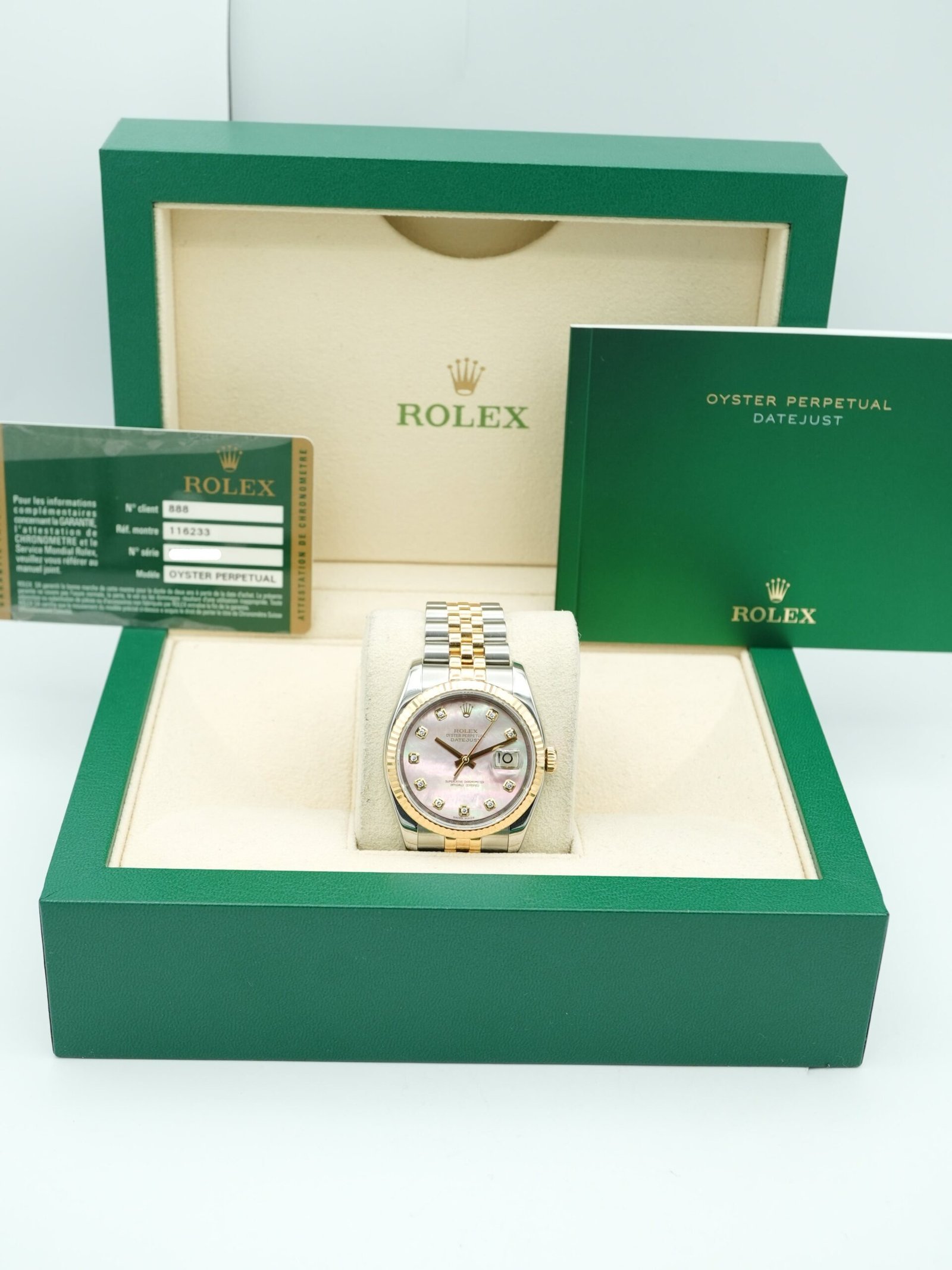 Rolex Datejust 36 mm / Tahitian MOP Diamond – Jubilee – Bild 2