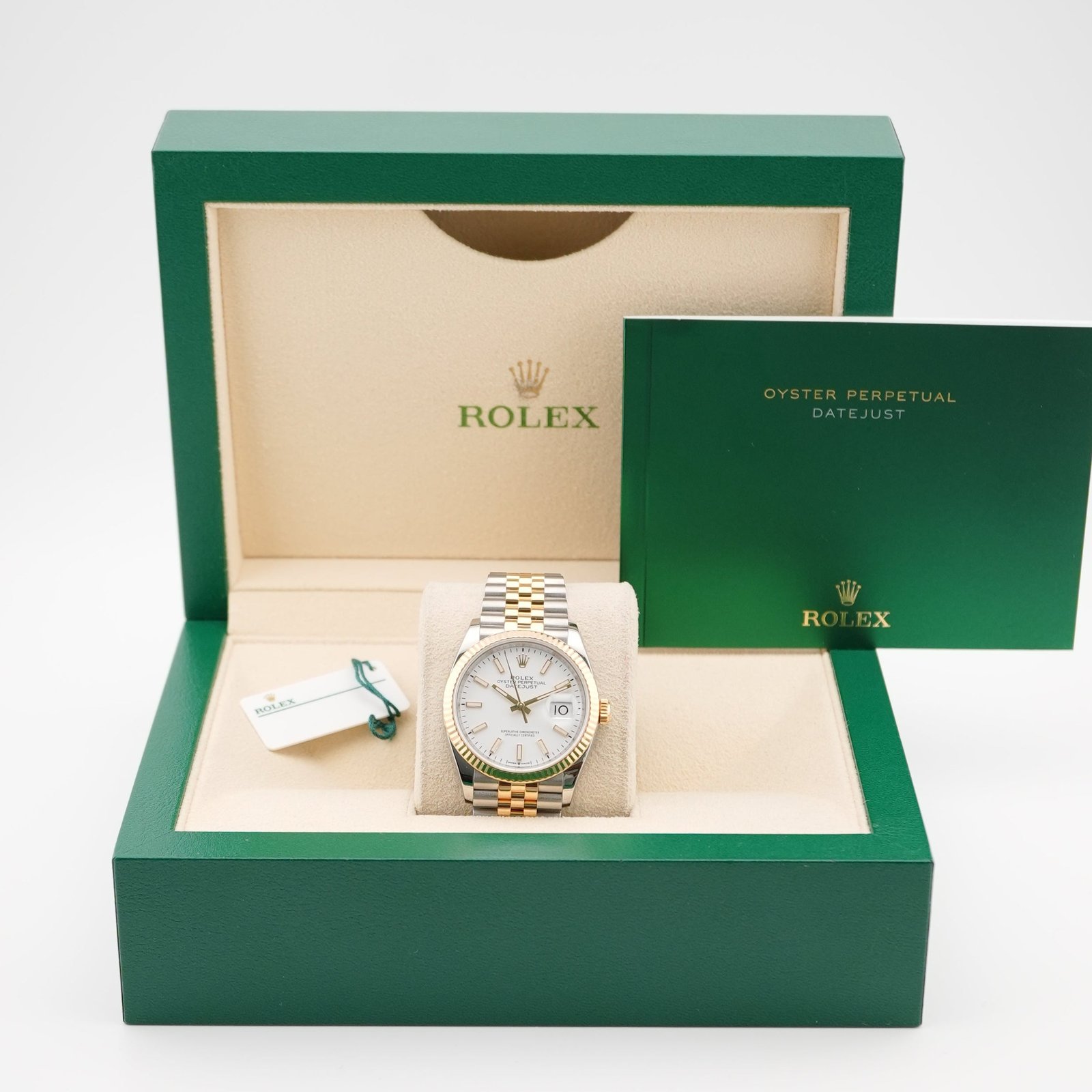 Rolex Datejust 36 mm / White – Jubilee – Bild 2