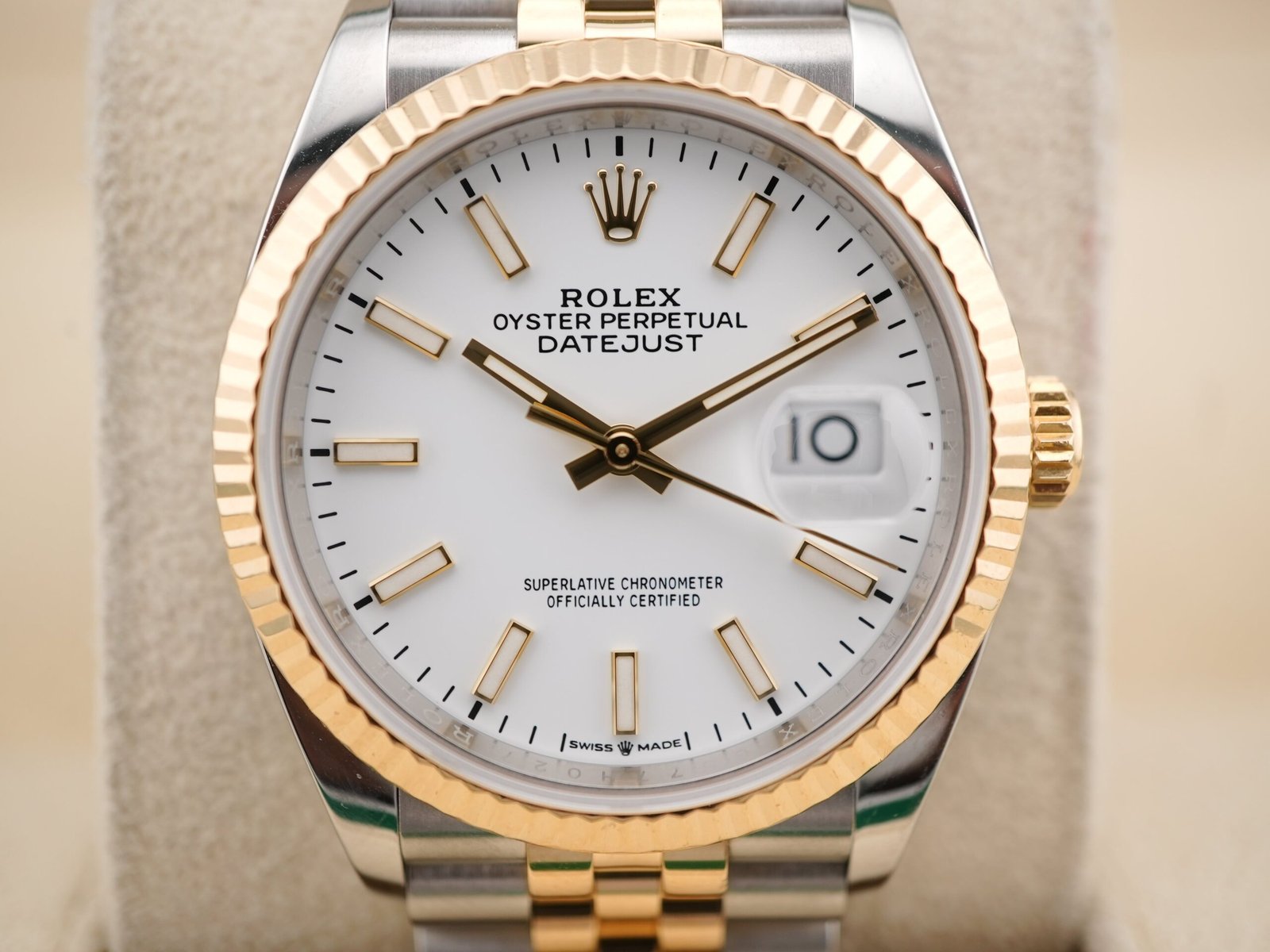 Rolex Datejust 36 mm / White – Jubilee – Bild 3