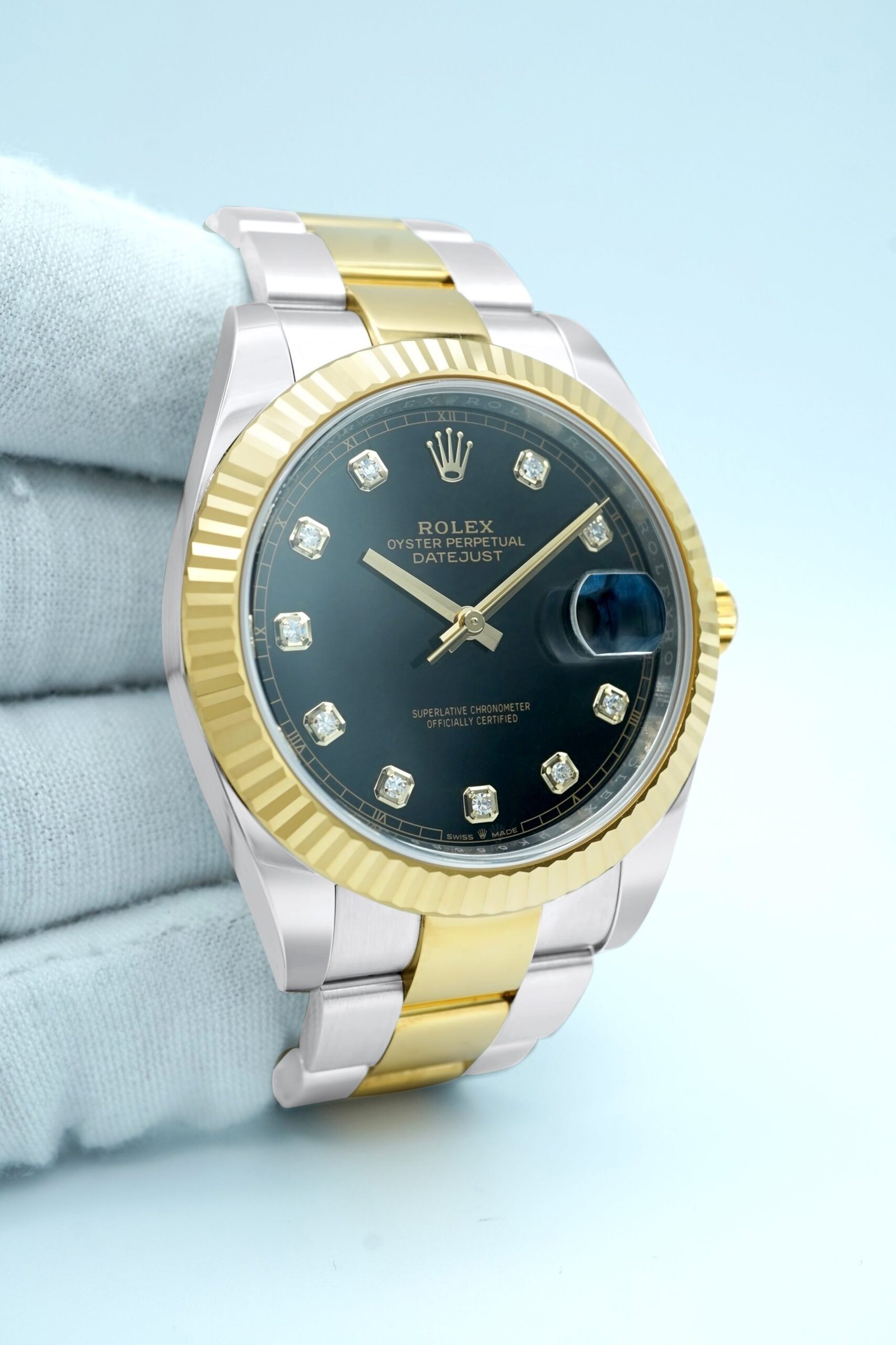 Rolex Datejust 41 mm / Black Diamond – Oyster – Bild 5