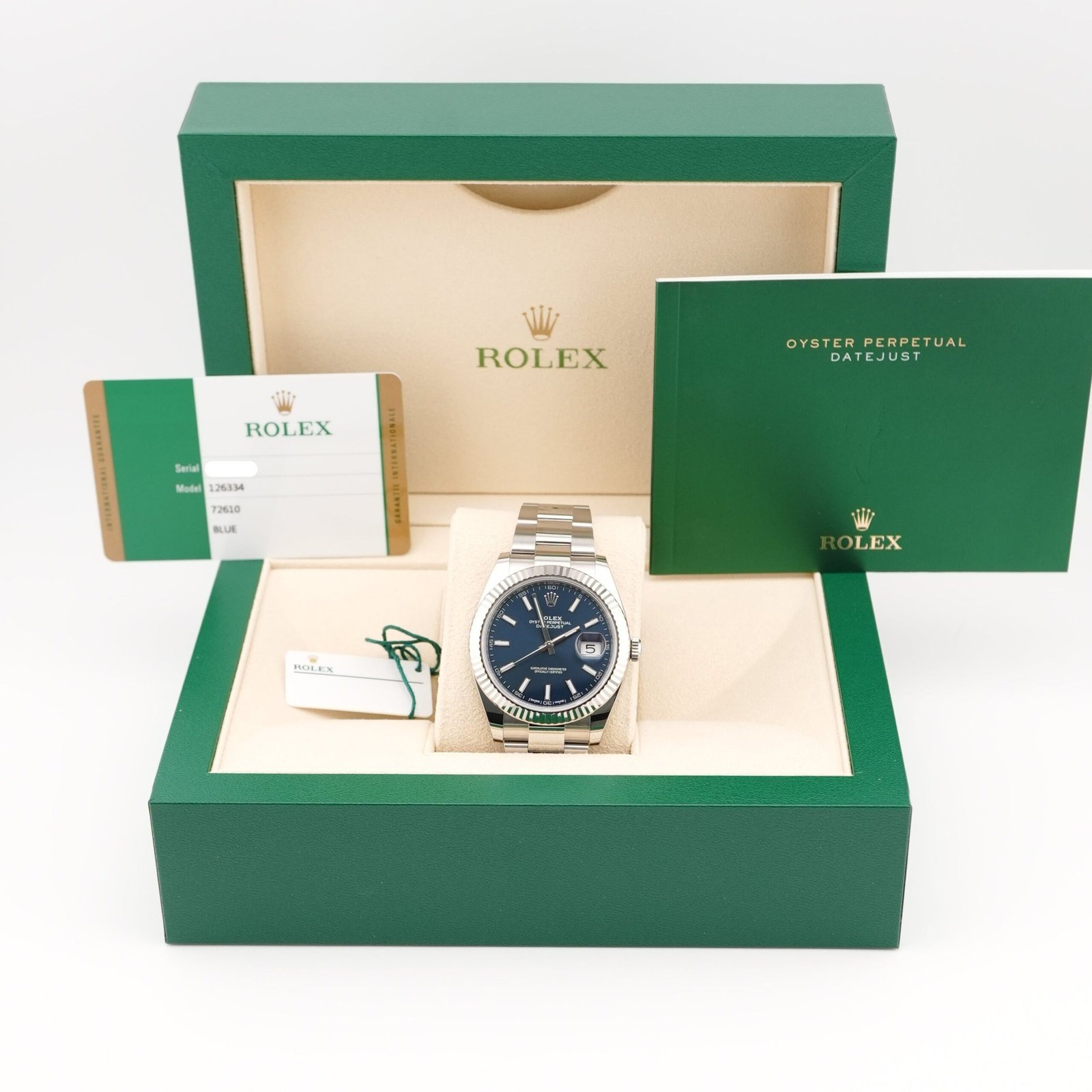 Rolex Datejust 41 mm / Blue – Oyster – Bild 2