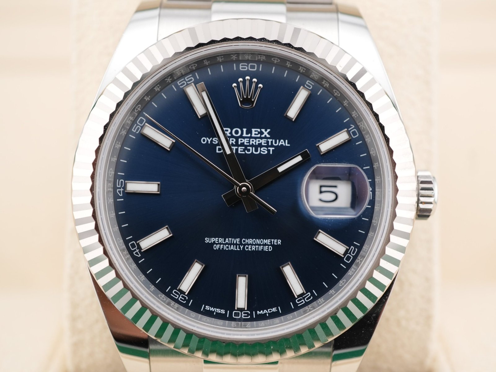 Rolex Datejust 41 mm / Blue – Oyster – Bild 3