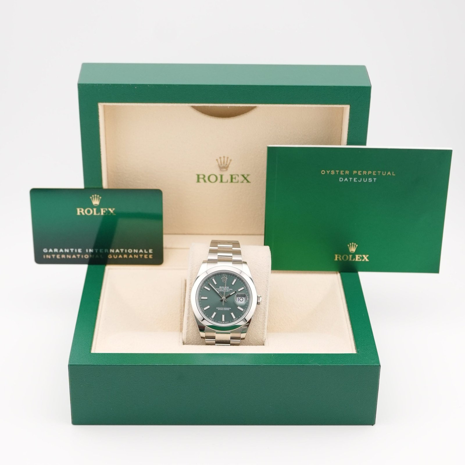 Rolex Datejust 41 mm / Mint Green – Oyster – Bild 2