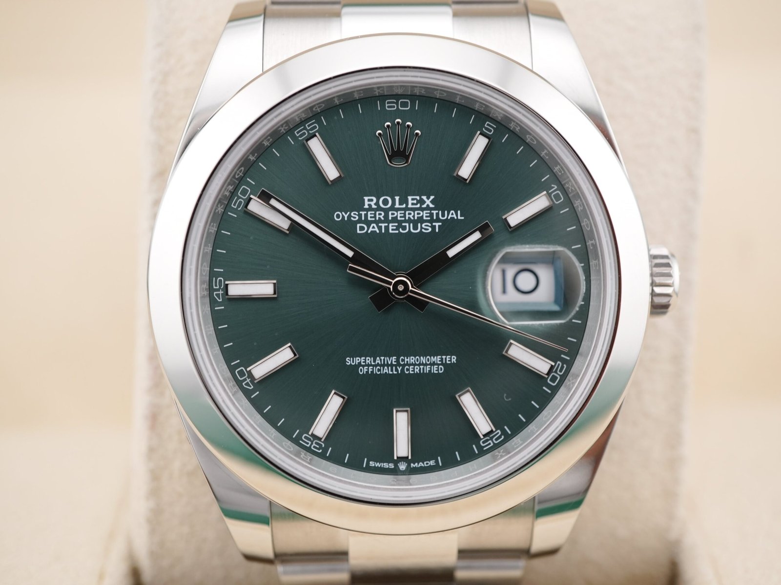 Rolex Datejust 41 mm / Mint Green – Oyster – Bild 3