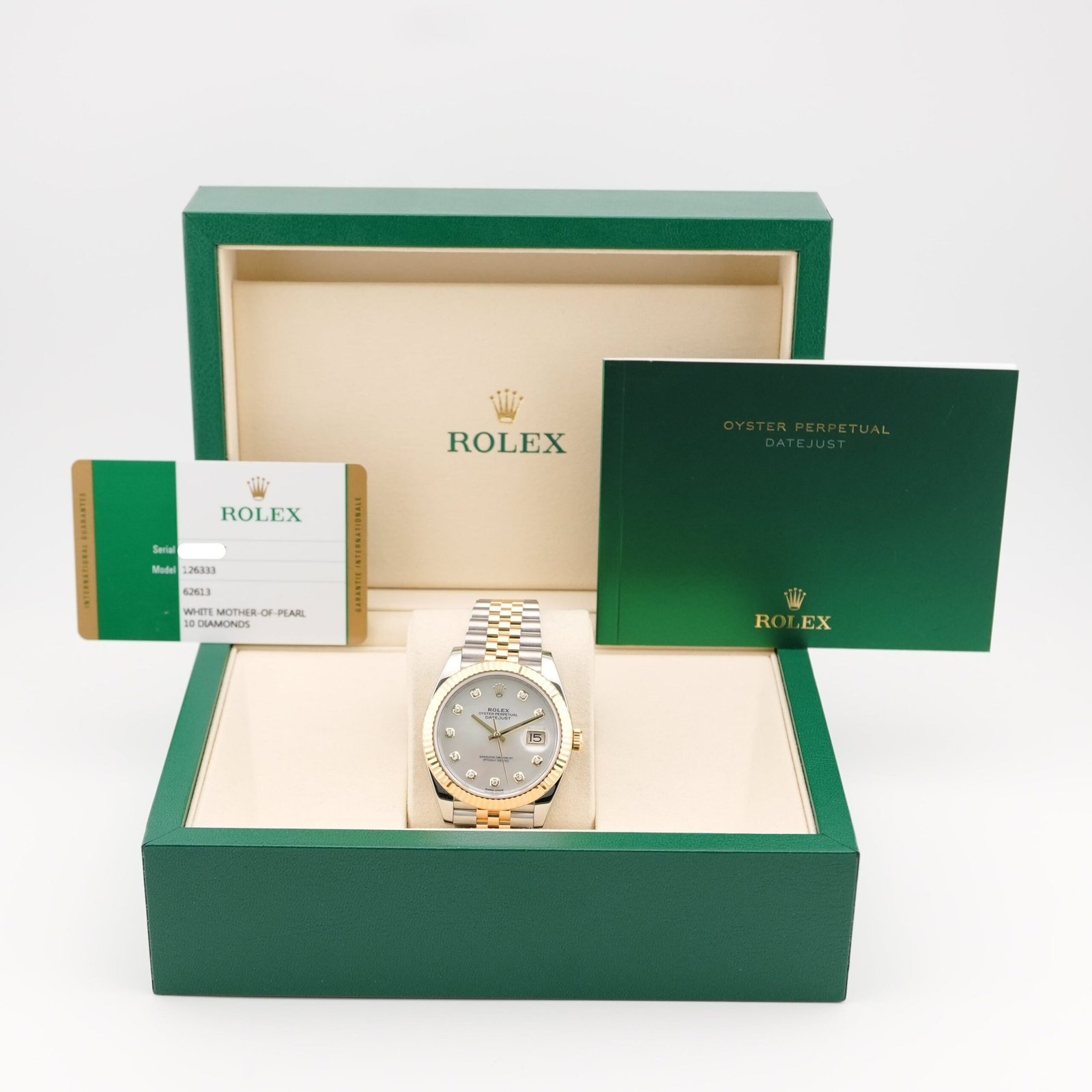 Rolex Datejust 41 mm / White MOP Diamond – Jubilee – Bild 2