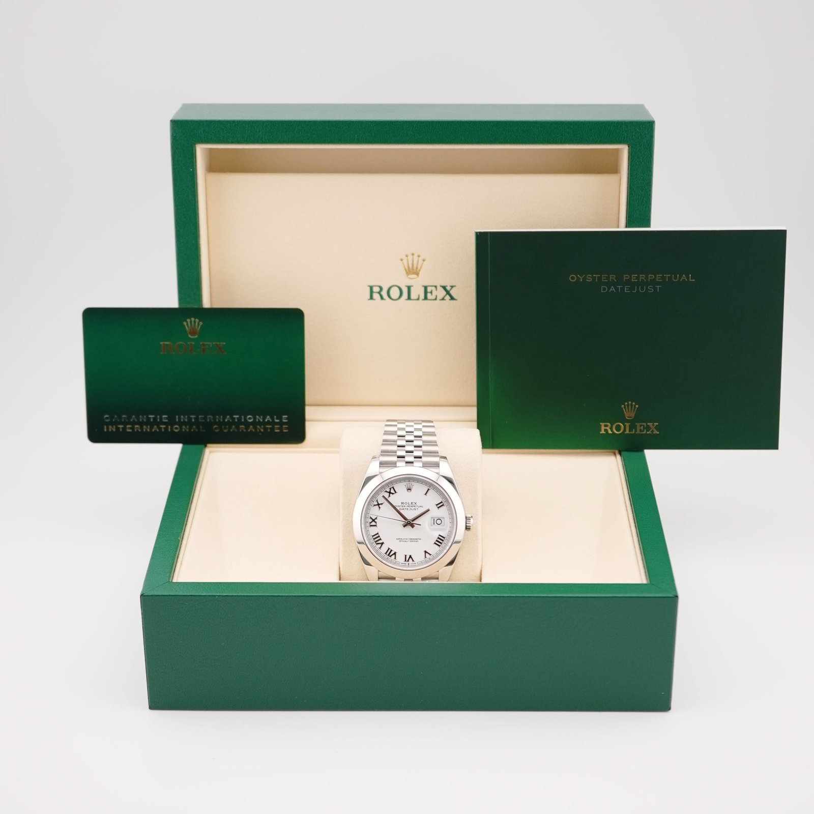 Rolex Datejust 41 mm / White Roman – Jubilee – Bild 2