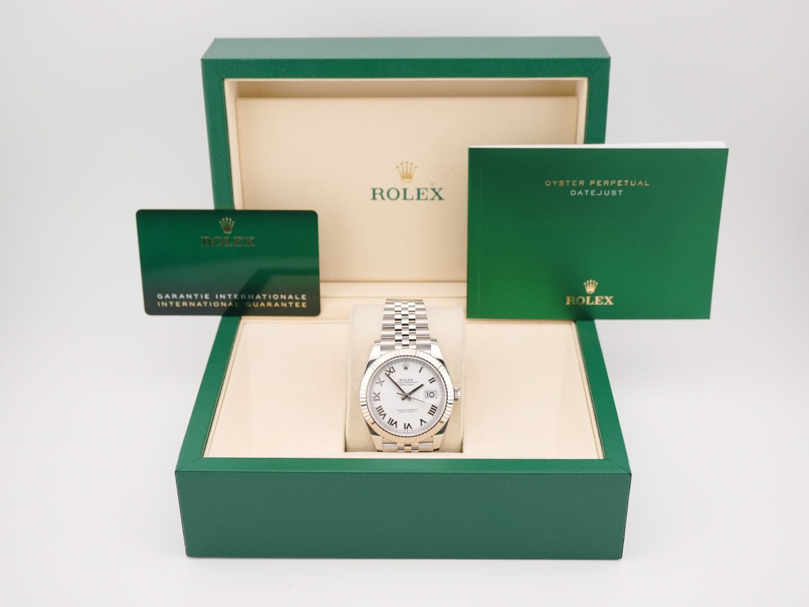 Rolex Datejust 41 mm / White Roman – Jubilee – Bild 2
