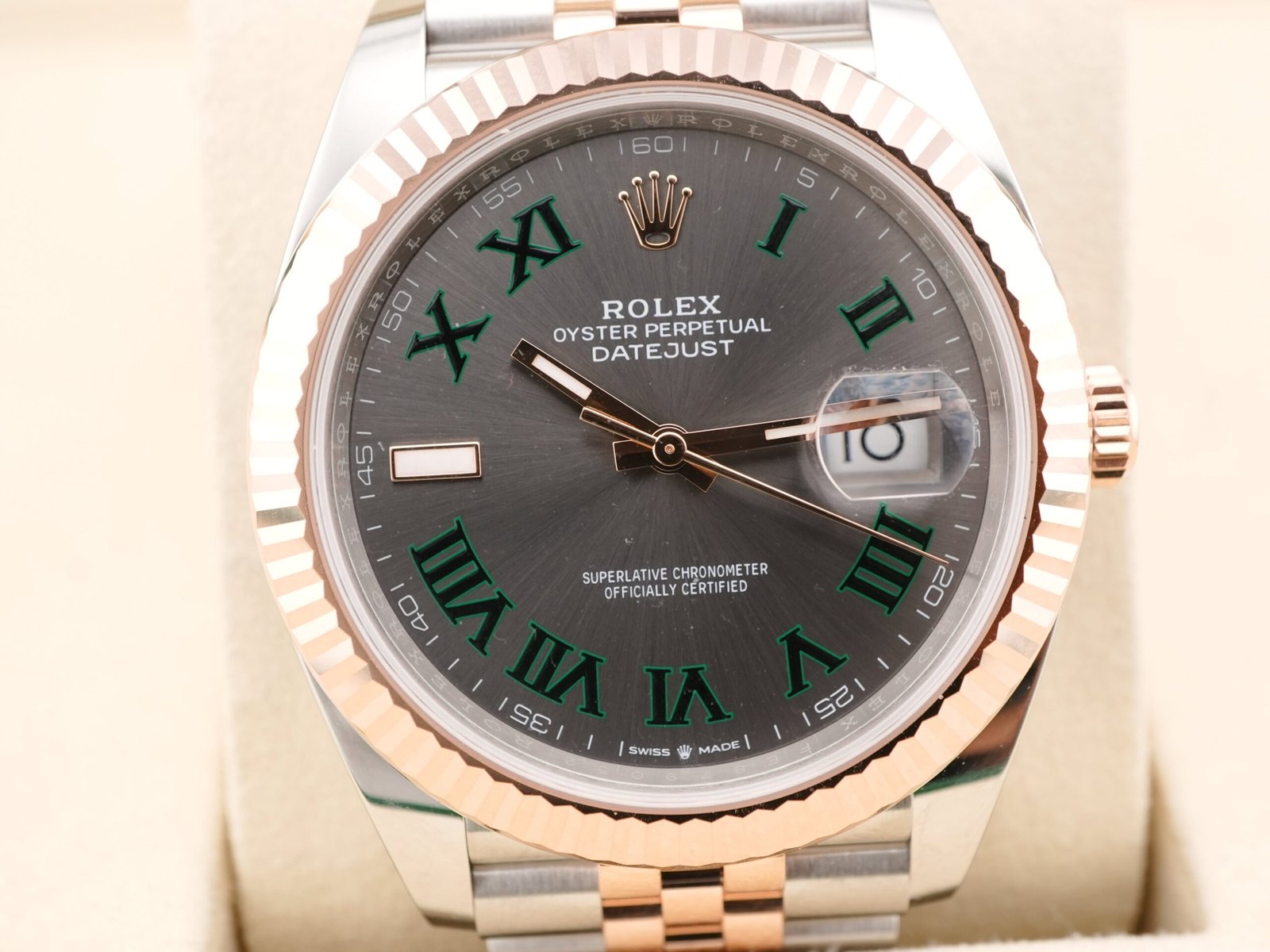 Rolex Datejust 41 mm / Wimbledon – Jubilee – Bild 3