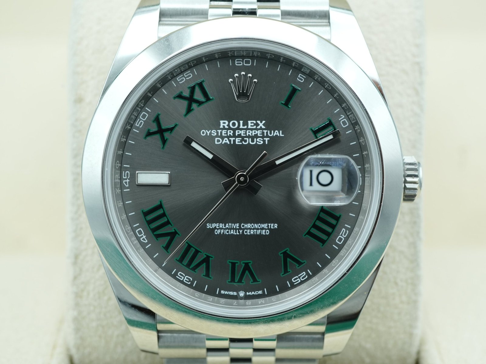 Rolex Datejust 41 mm / Wimbledon – Jubilee – Bild 3