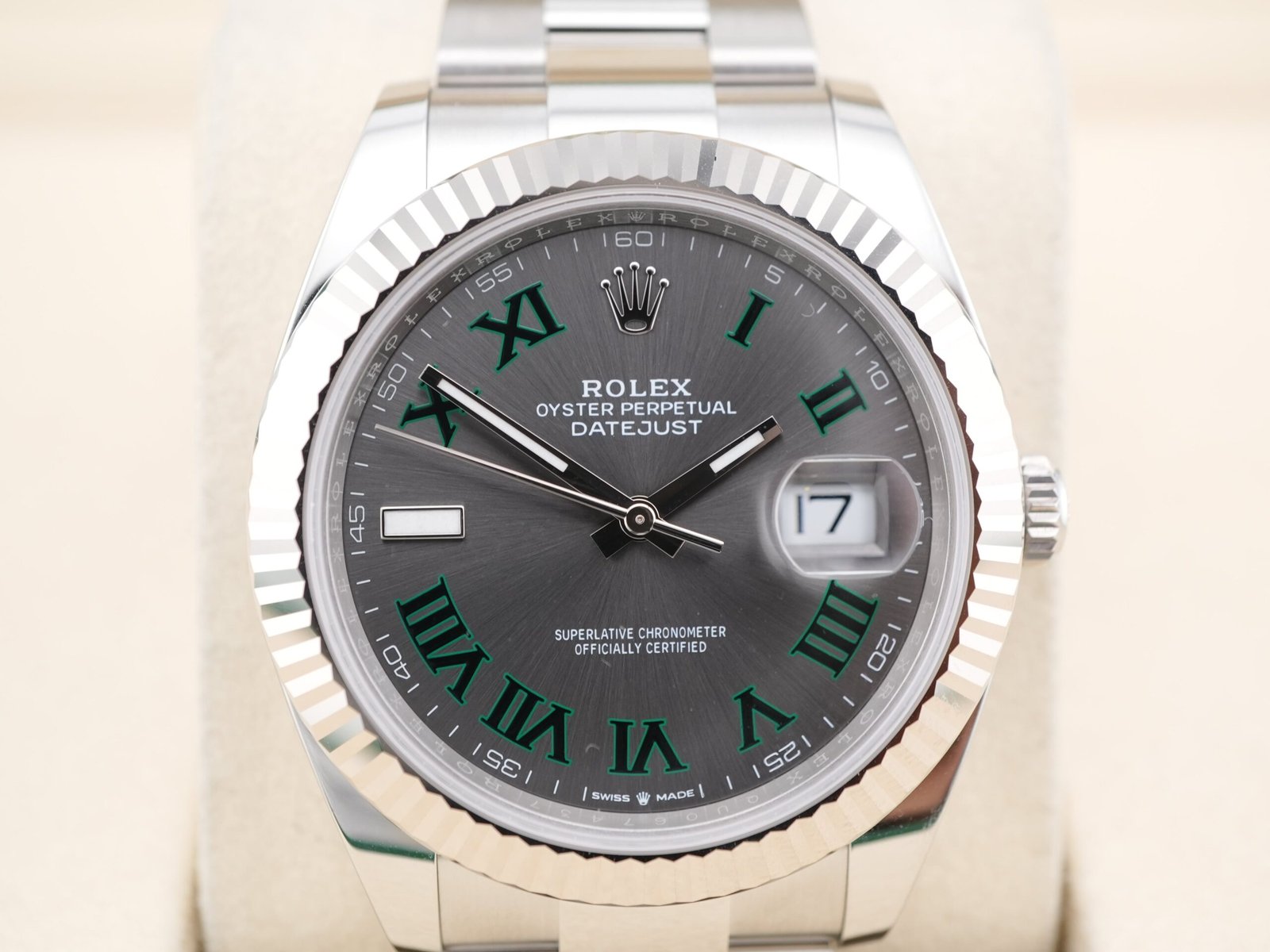 Rolex Datejust 41 mm / Wimbledon – Oyster – Bild 3