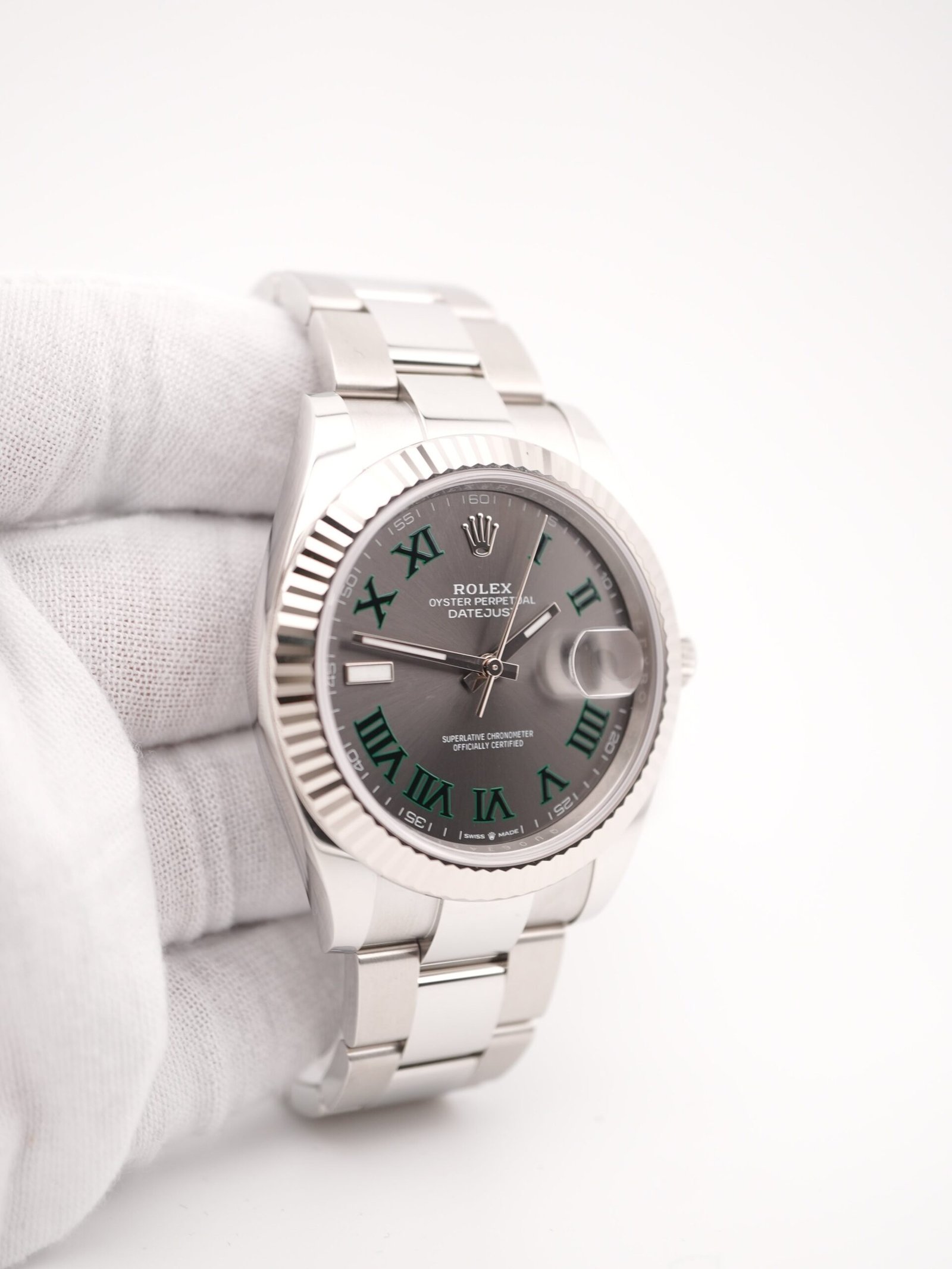 Rolex Datejust 41 mm / Wimbledon – Oyster – Bild 4