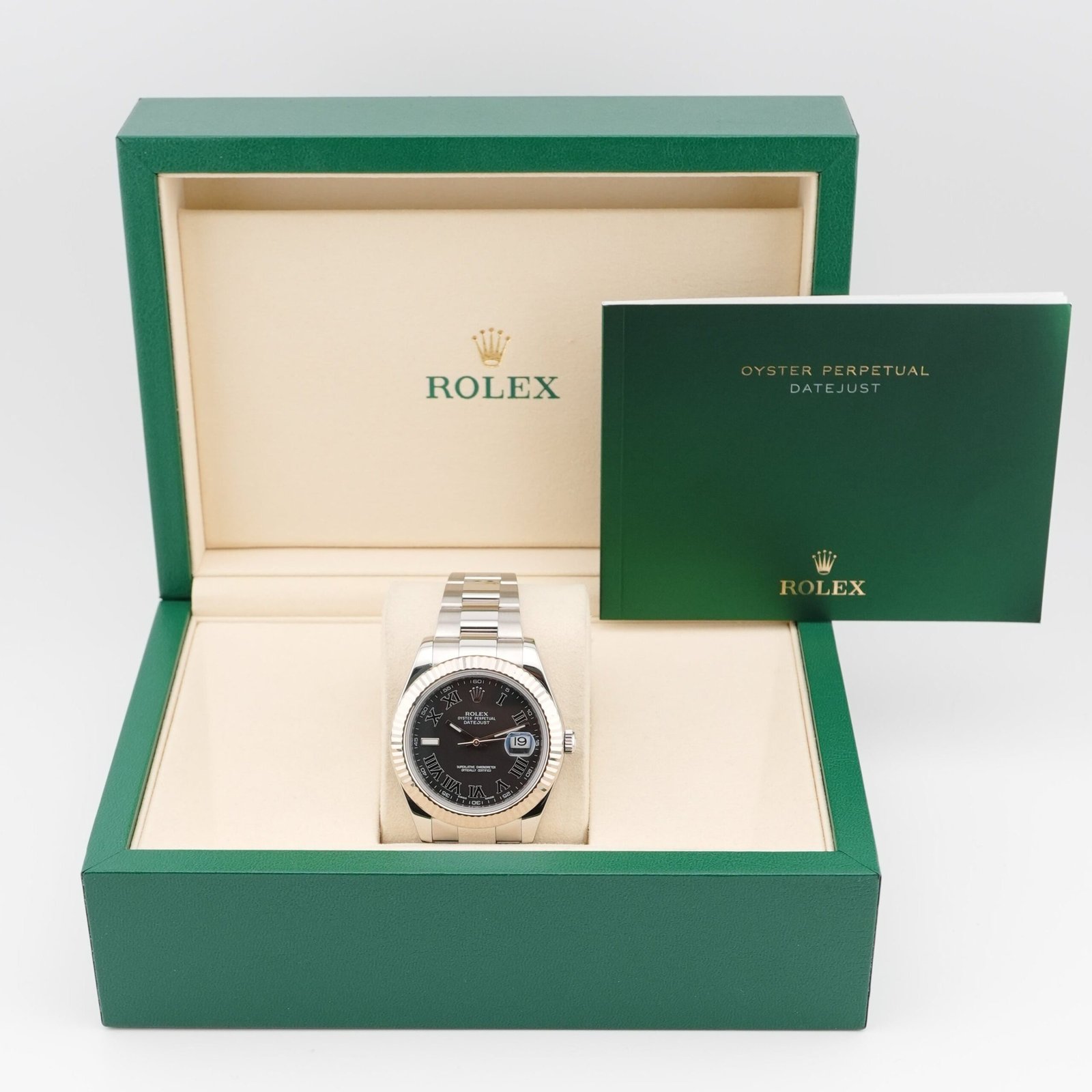 Rolex Datejust II 41 mm / Charcoal Dark Grey – Oyster – Bild 2