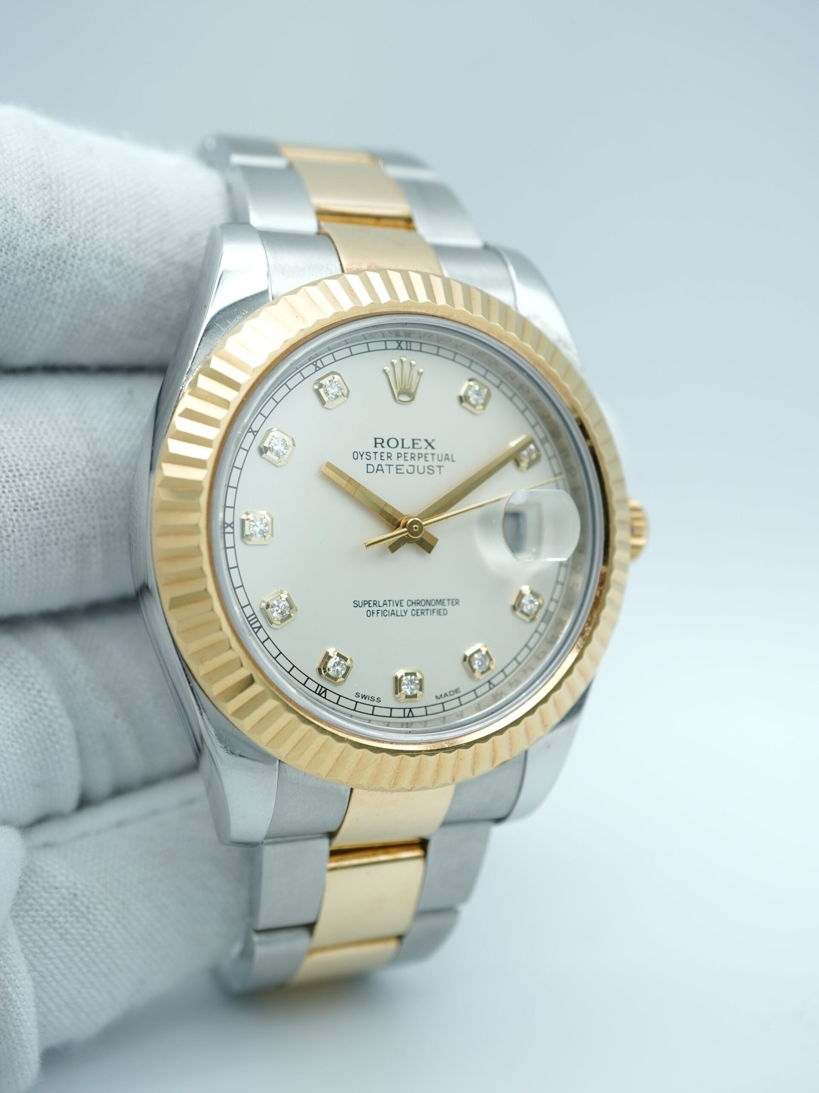 Rolex Datejust II 41 mm / Ivory Diamond – Oyster – Bild 5