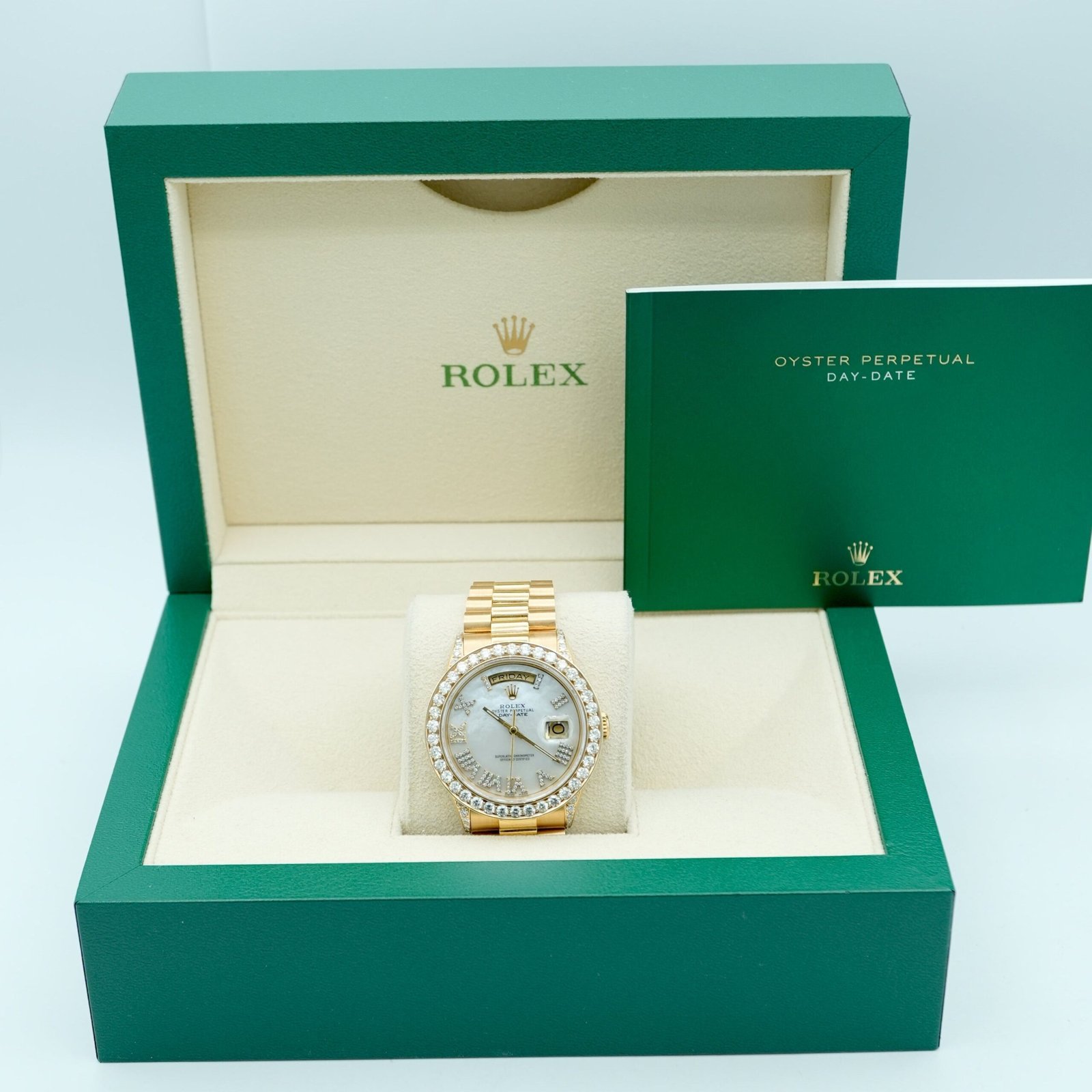 Rolex Day-Date 36 mm / Yellow Gold Diamond – President – Bild 2