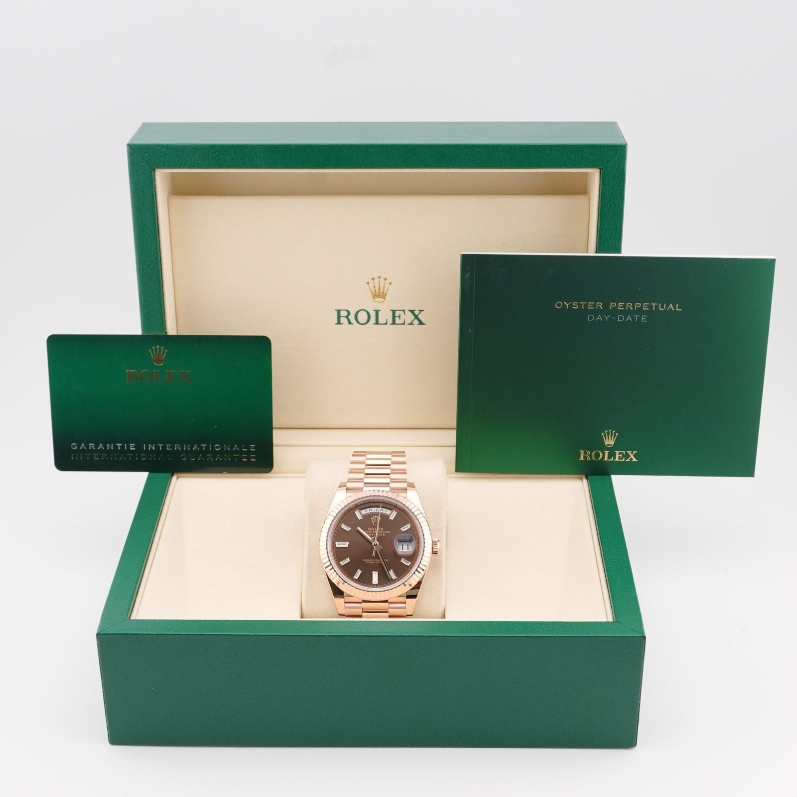 Rolex Day-Date 40 mm / Chocolate – President – Bild 2