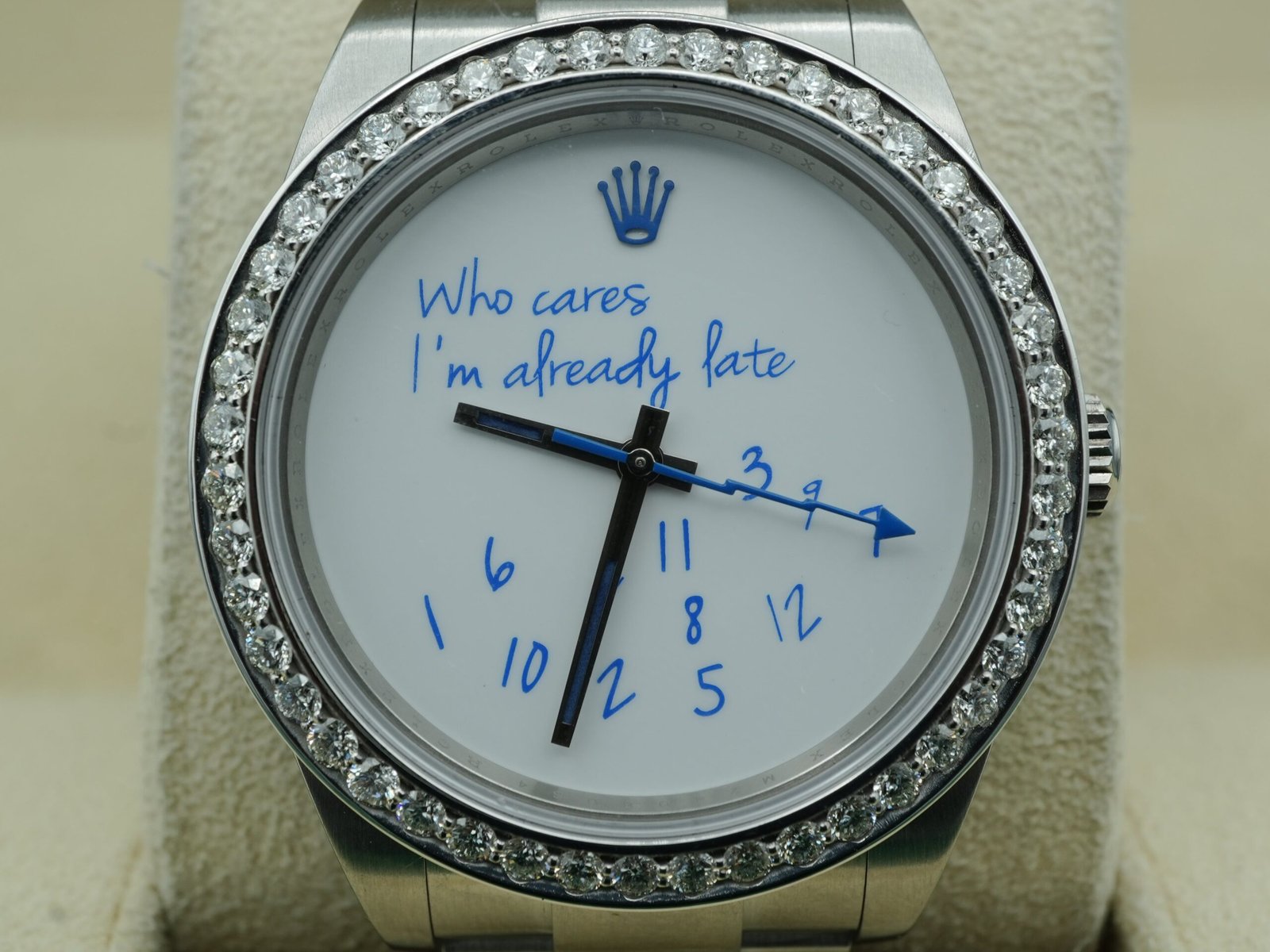 Rolex Oyster Perpetual 39 mm / Custom Diamond – Oyster – Bild 3