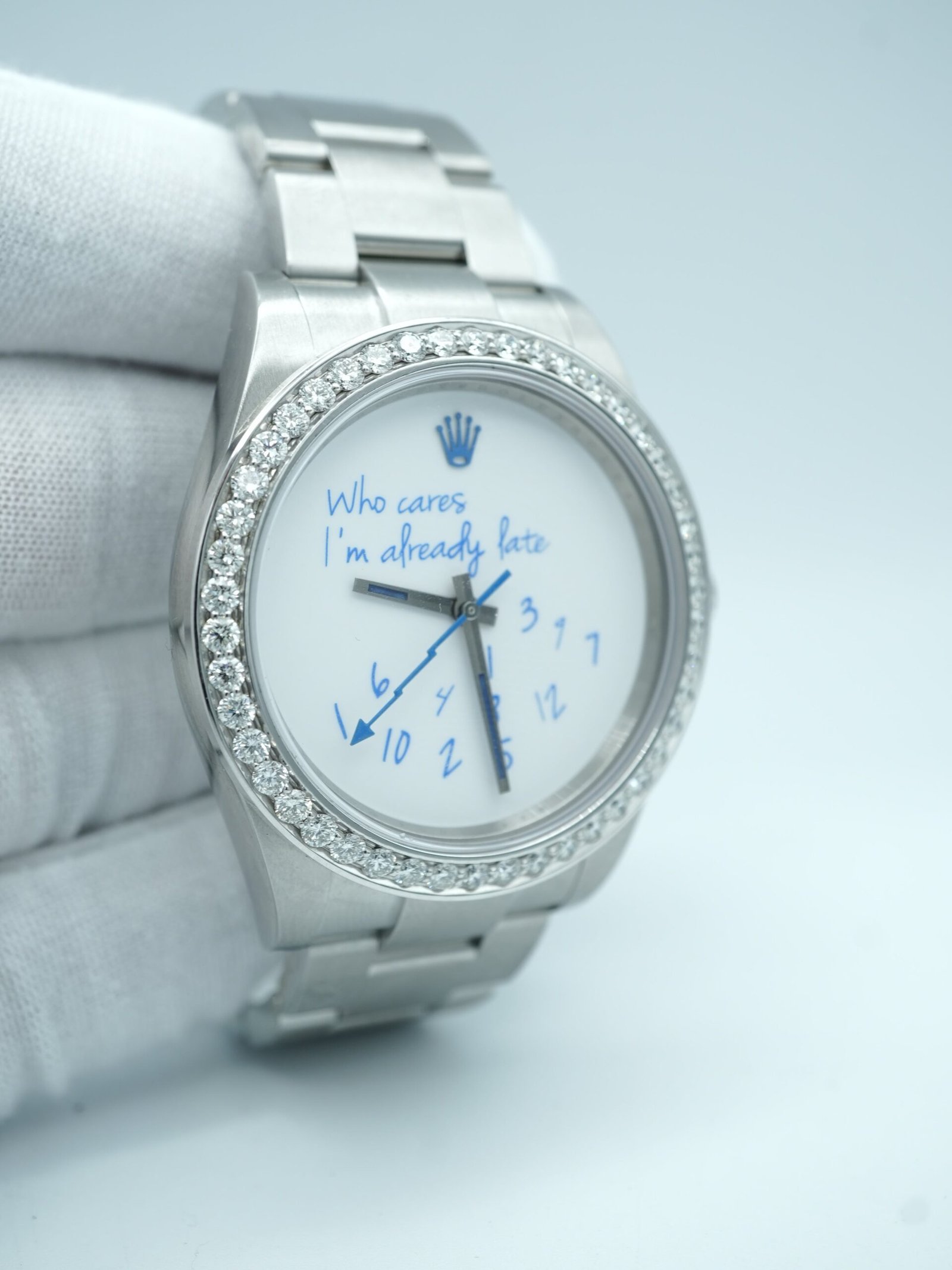 Rolex Oyster Perpetual 39 mm / Custom Diamond – Oyster – Bild 4